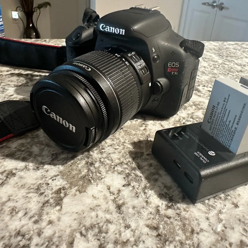 Canon EOS T3i DSLR Camera - Black